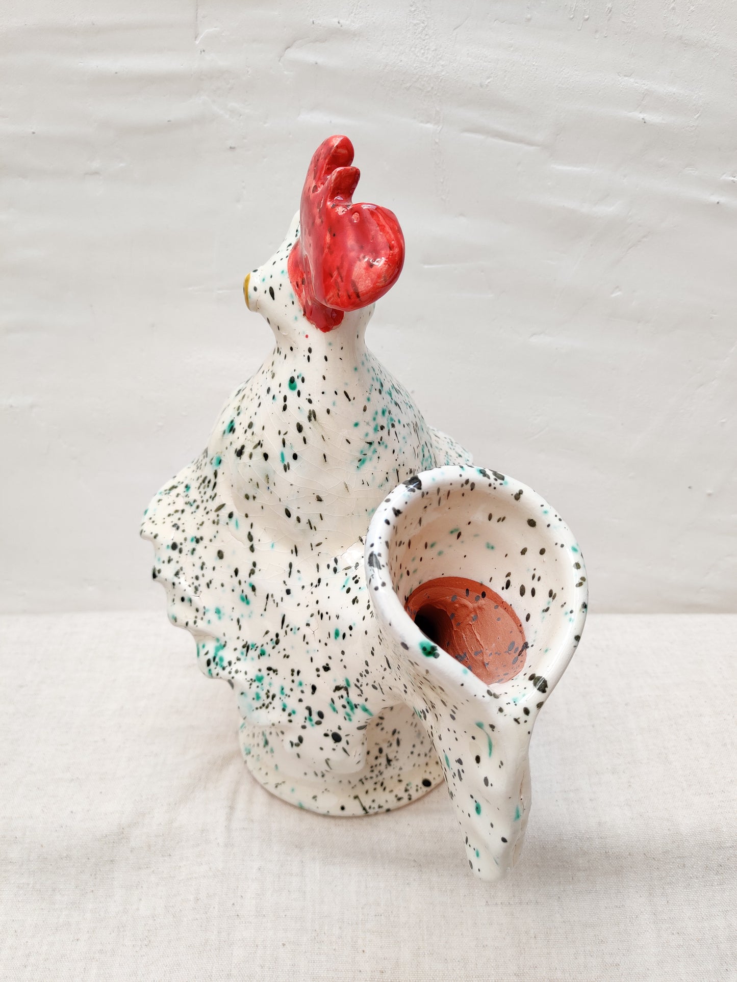 Rooster shaped carafe