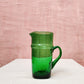 moroccan green pitcher