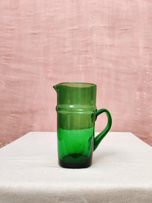 moroccan green pitcher