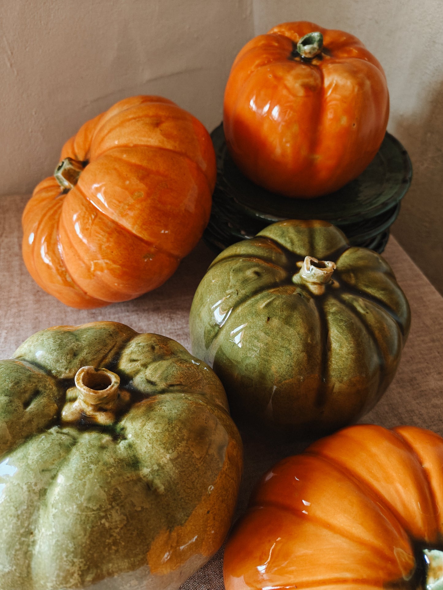 Ceramic pumpkins handmade