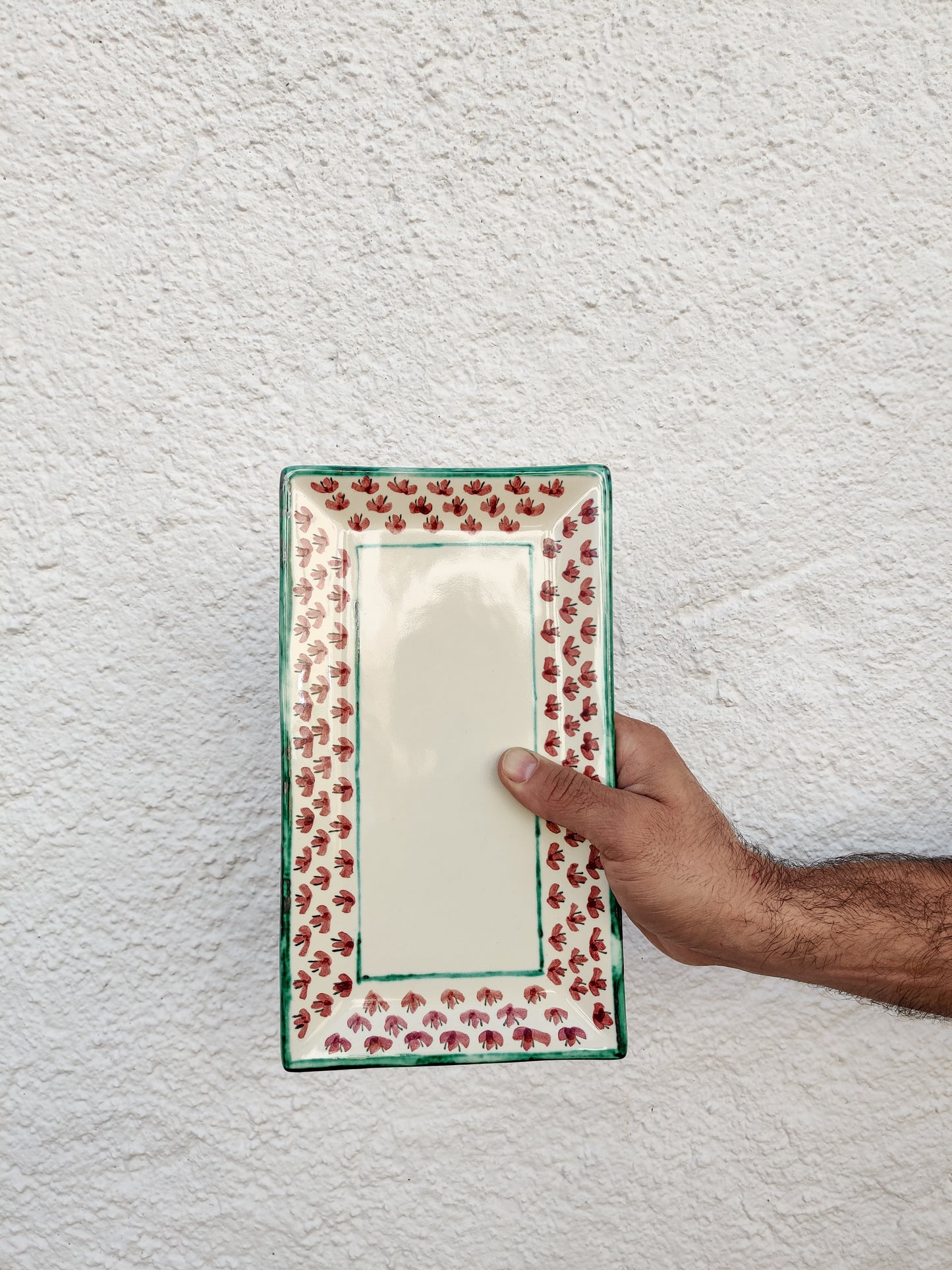 Rectangular serving platter from Cáceres