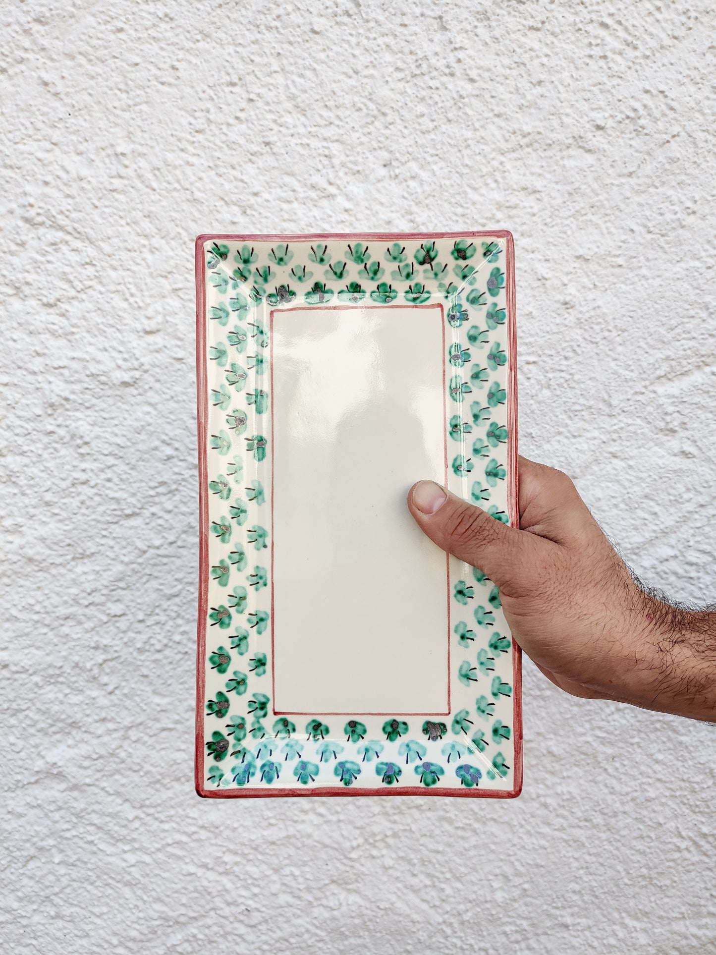 Rectangular serving platter from Cáceres