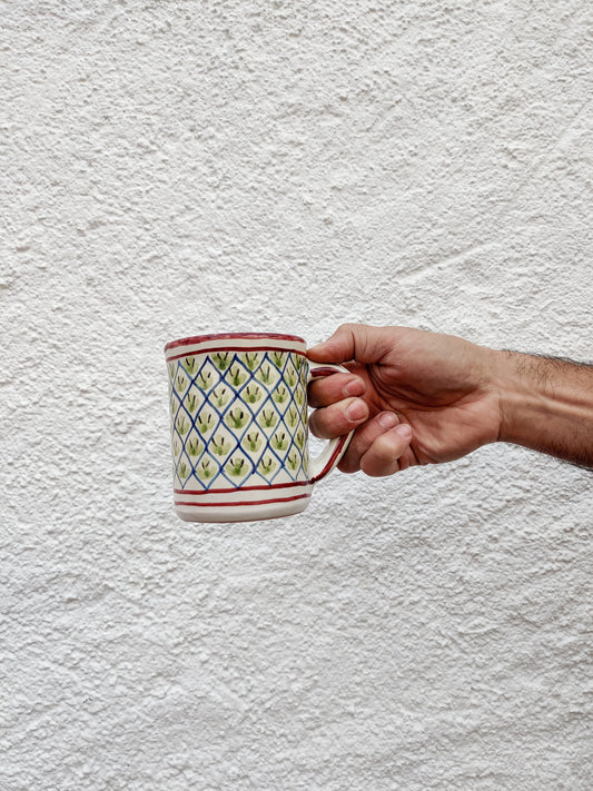 Ceramic breakfast mug from Cáceres