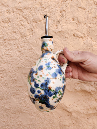 Ceramic oil bottle