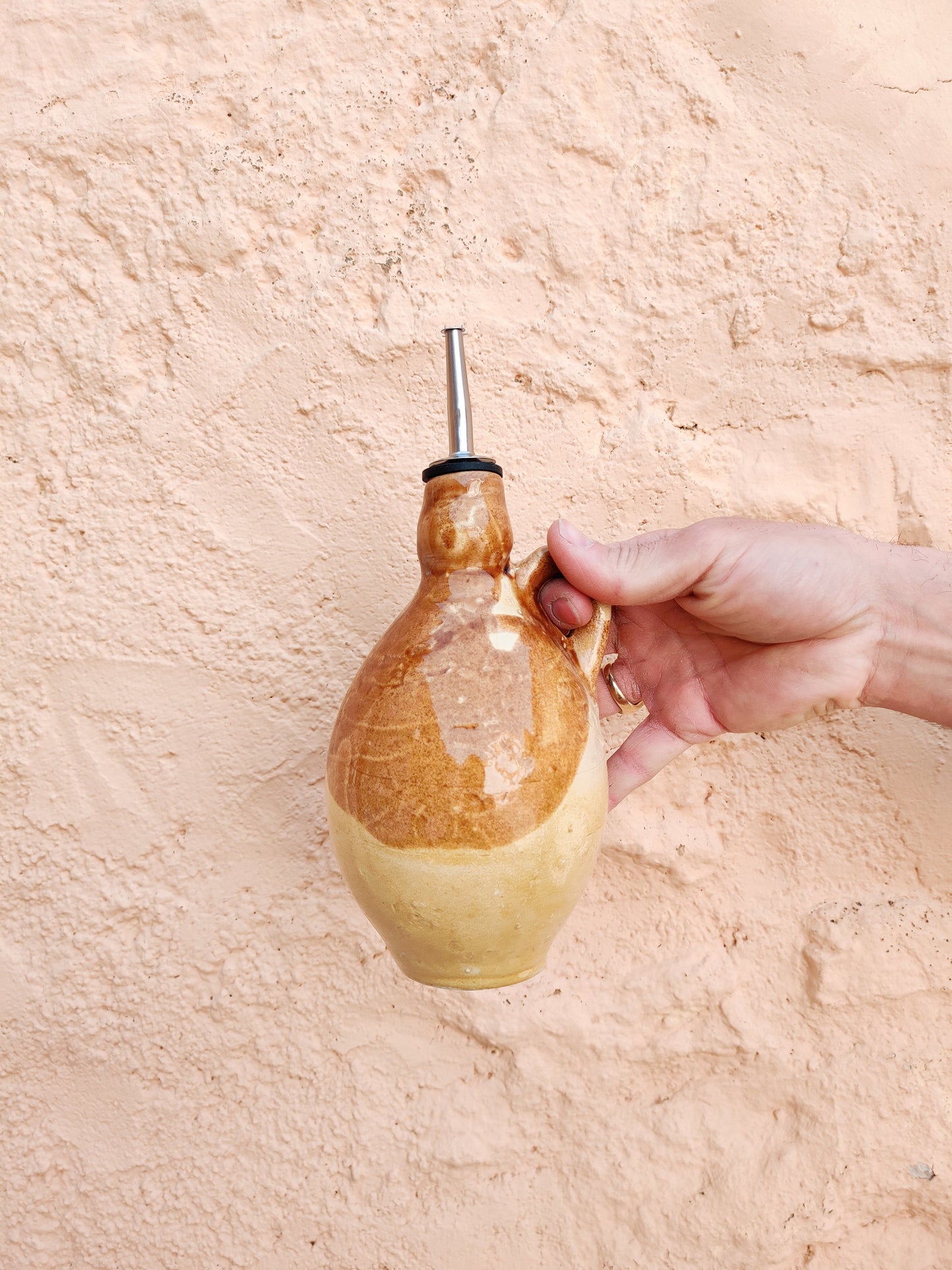 Ceramic oil bottle