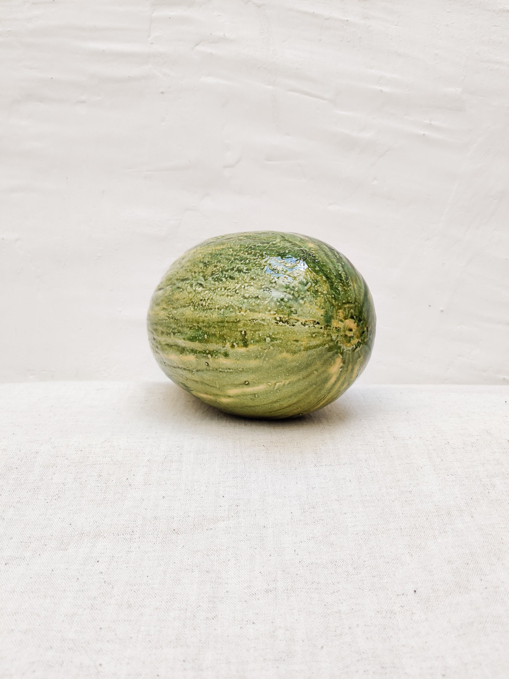 ceramic melon figure