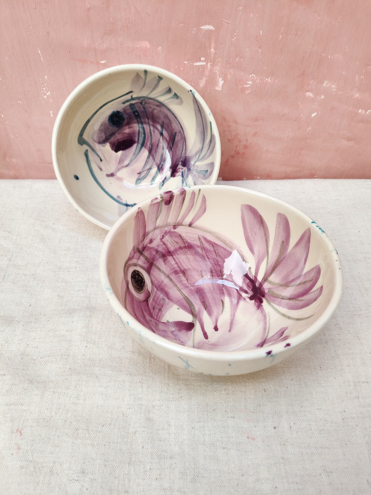 Ceramic fish bowl