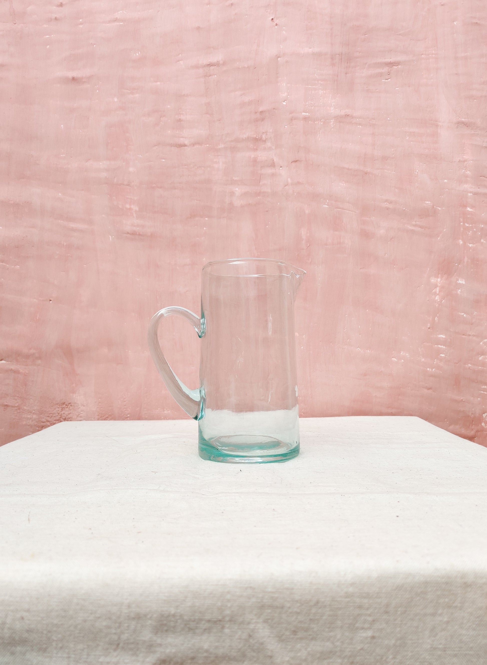 Beldi glass carafe