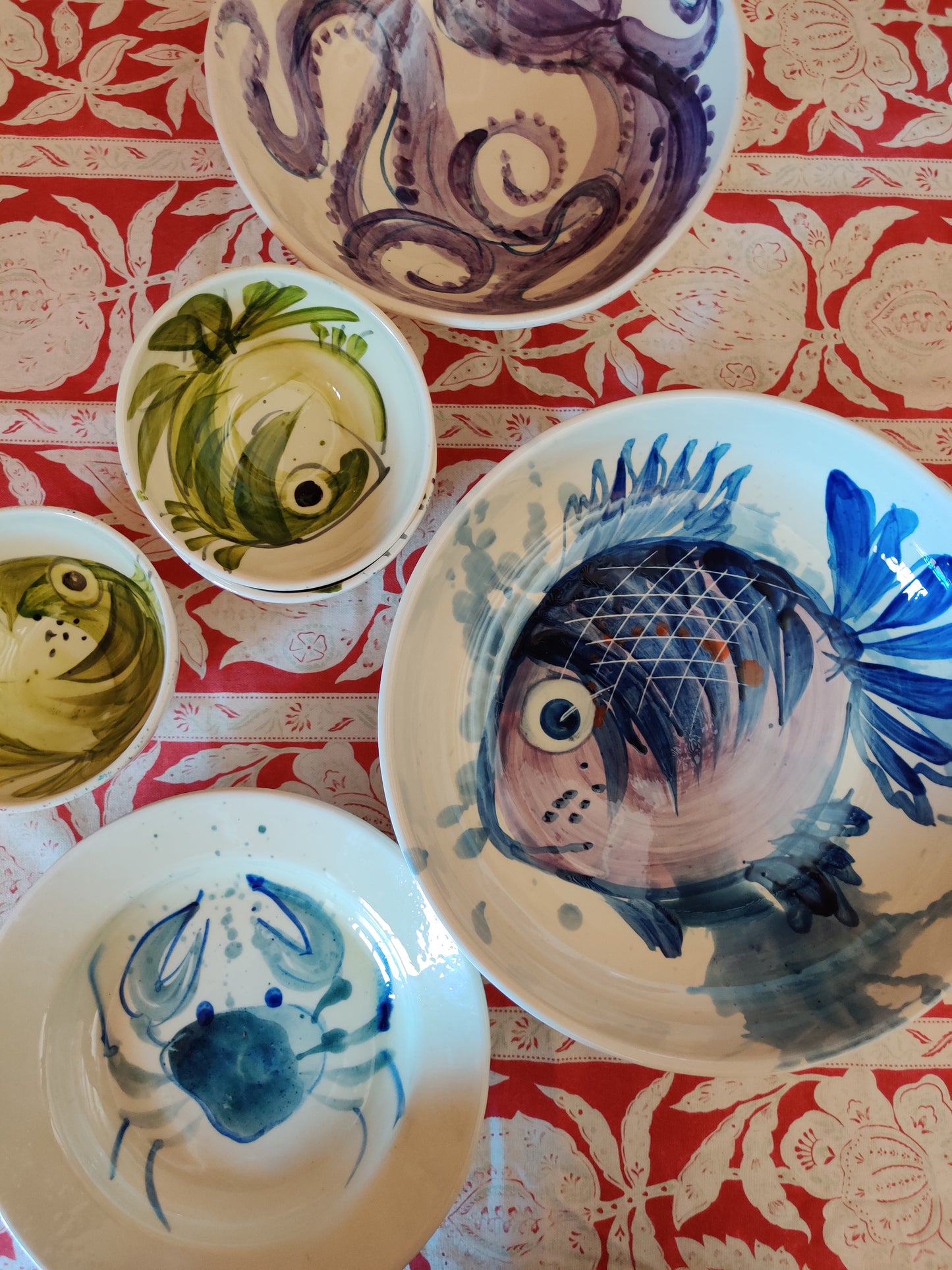 Ceramic fish bowl