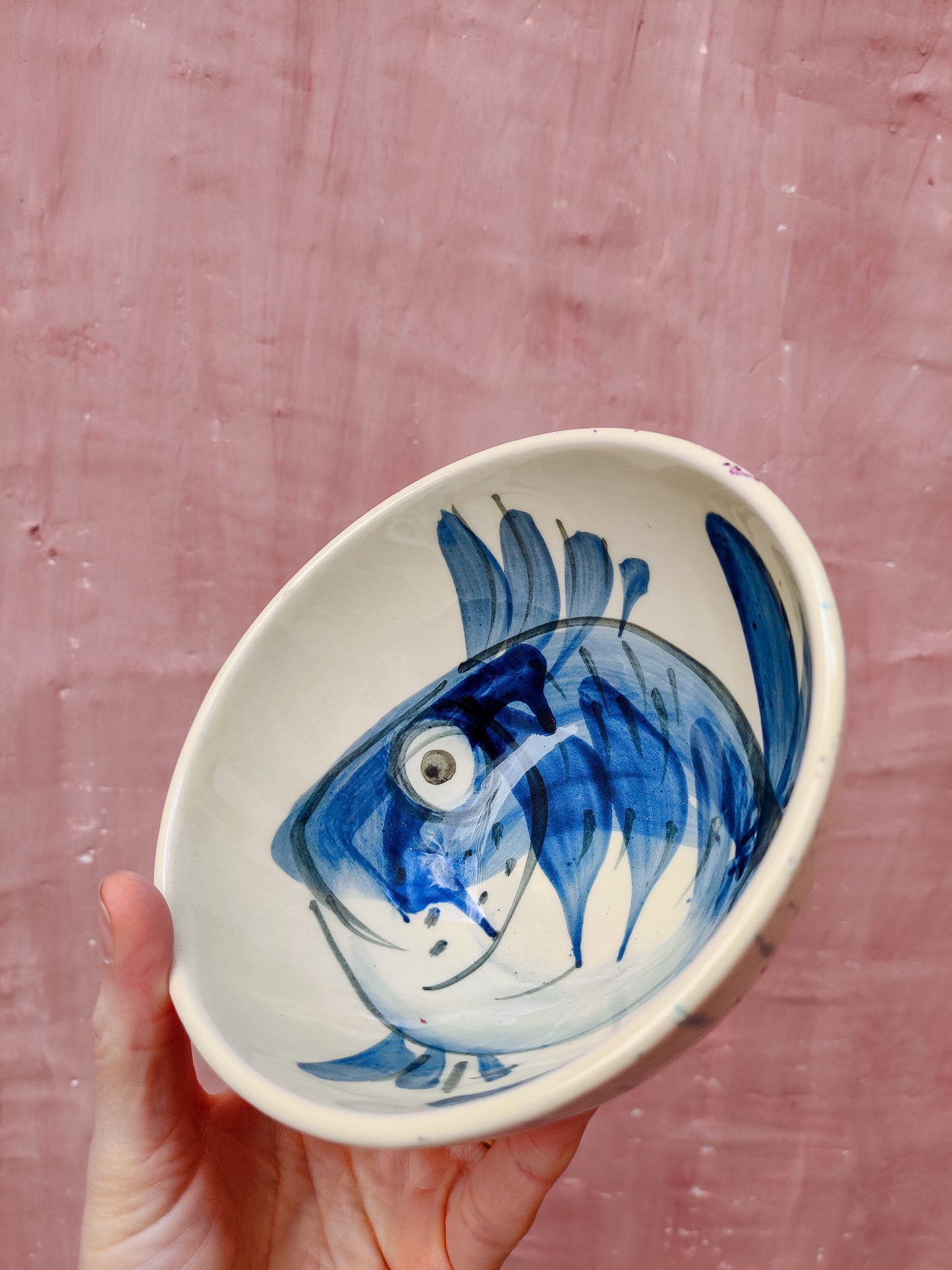 Ceramic fish bowl