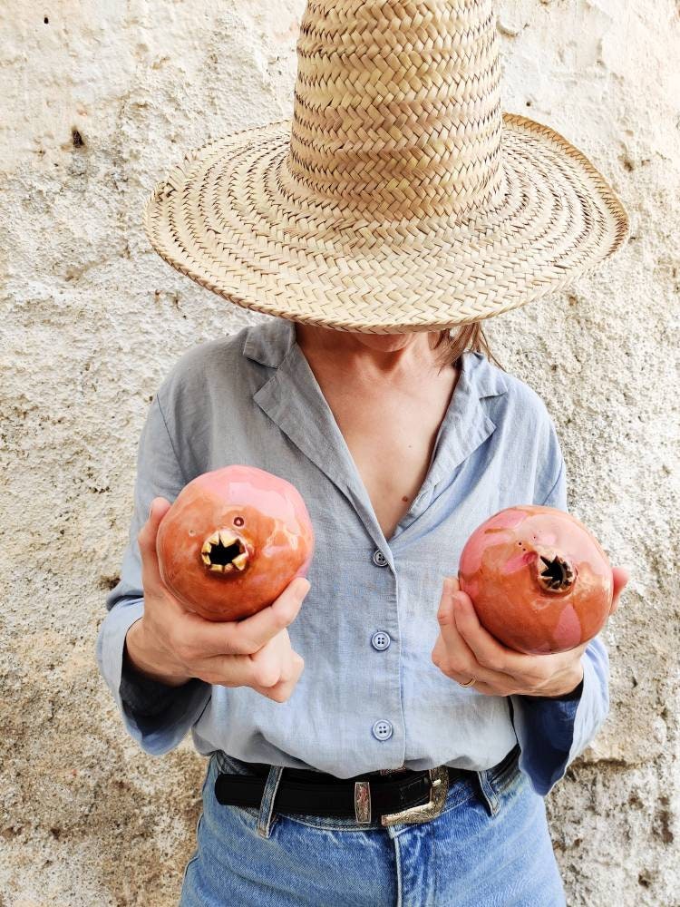 Spanish ceramic pomegranate