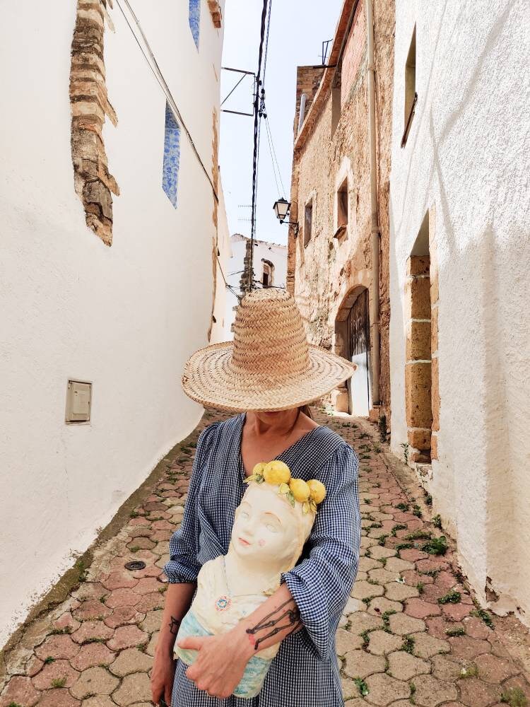 Cabeza siciliana de niña