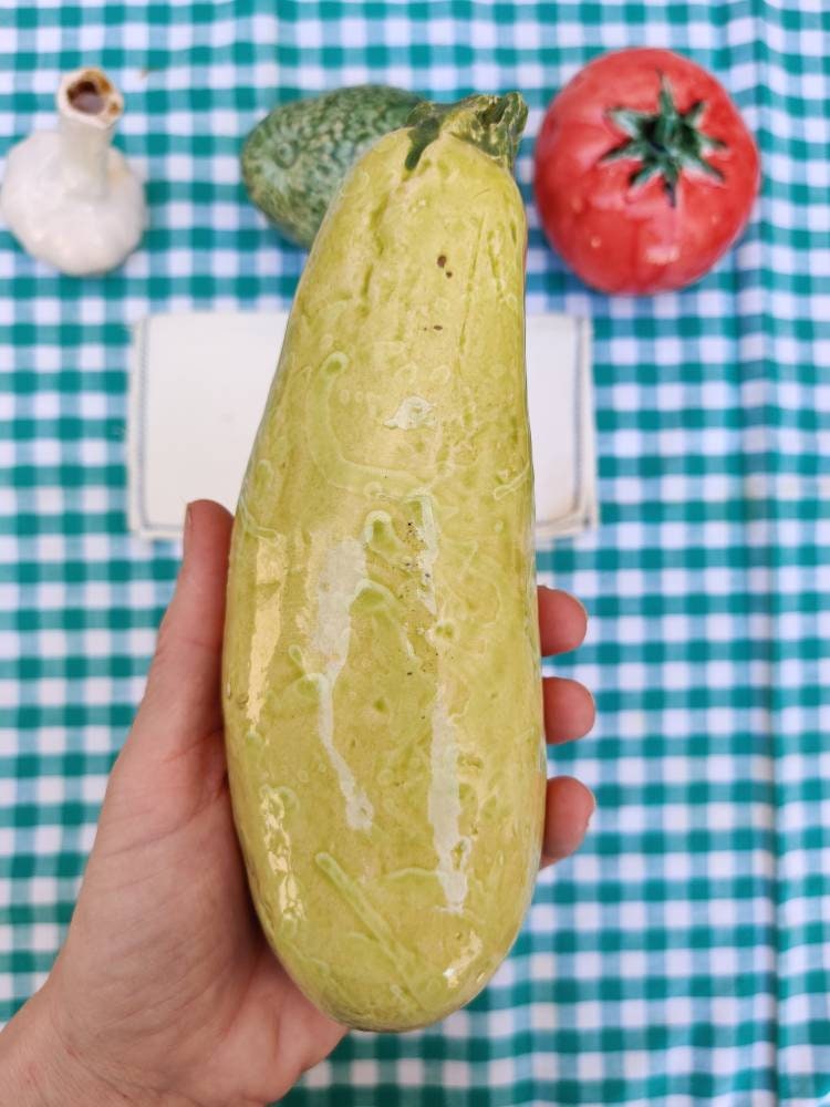 Ceramic zucchini