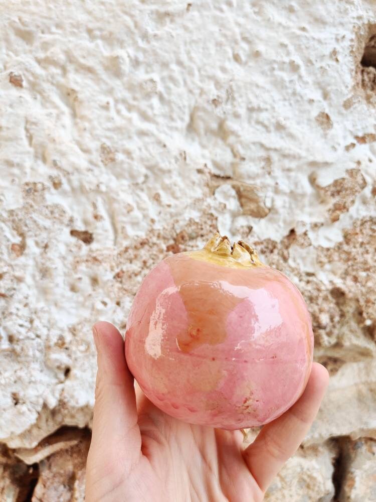 decorative ceramic fruits