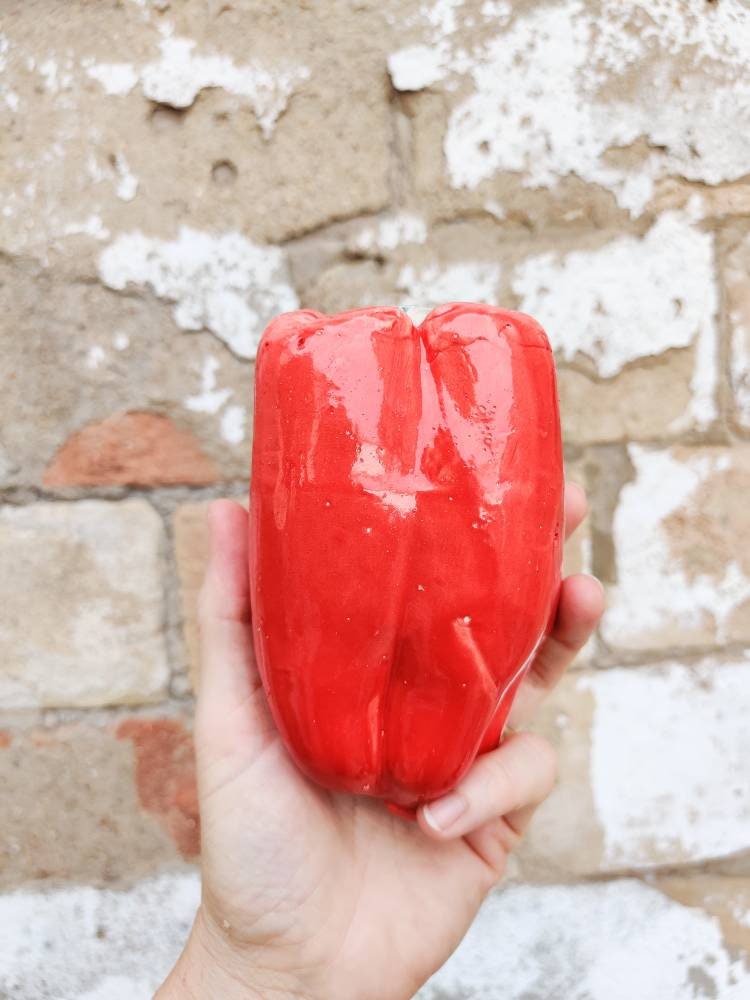 Ceramic red pepper ornament