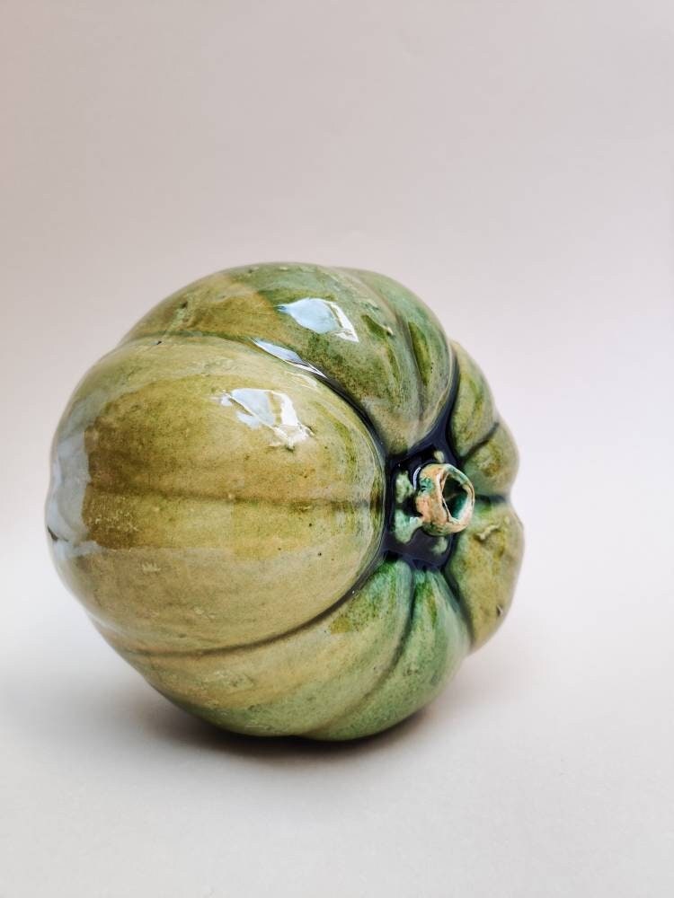 ceramic green pumpkin 