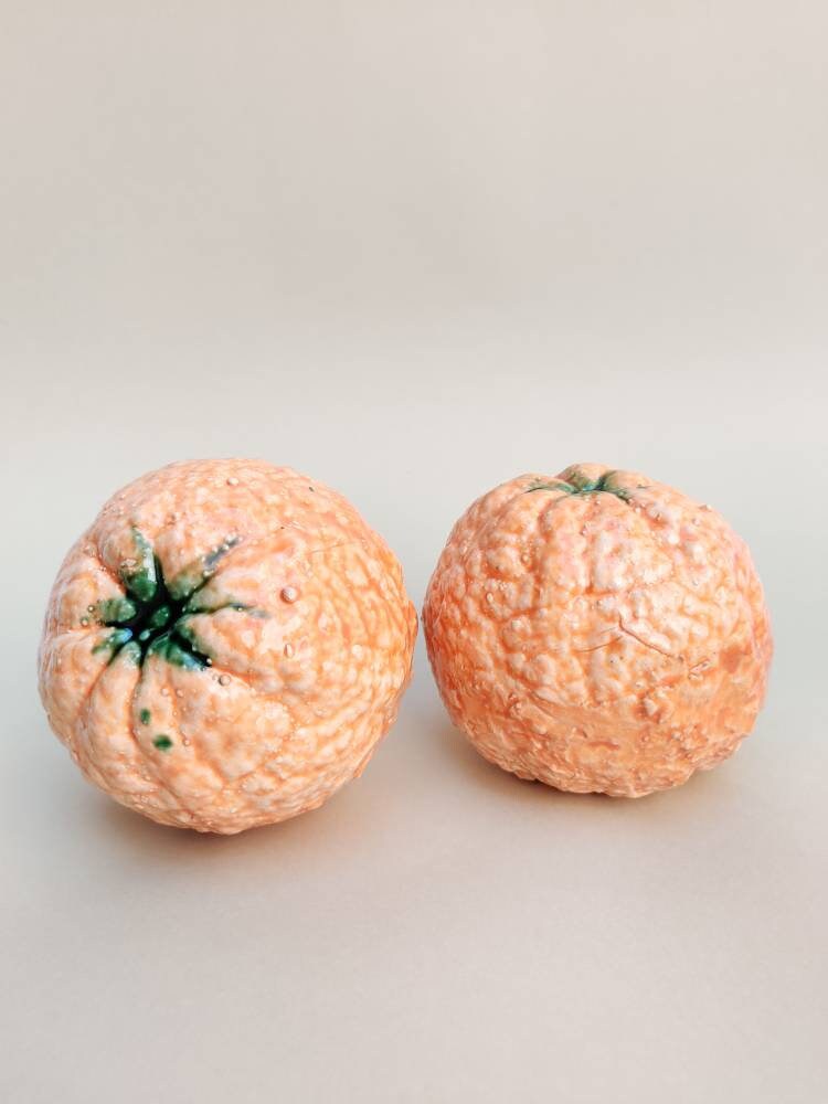 ceramic orange fruit